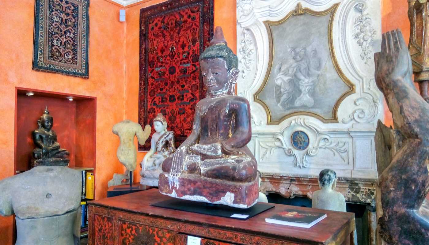 Interno della galleria Storica a Lugano